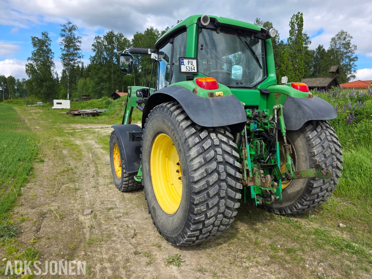2008 John Deere traktor 6930 Premium med Quick Q75 laster