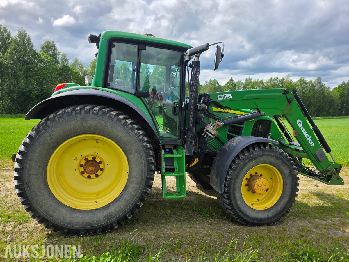 2008 John Deere traktor 6930 Premium med Quick Q75 laster