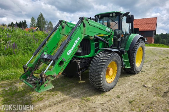 2008 John Deere traktor 6930 Premium med Quick Q75 laster