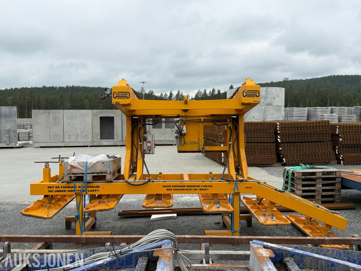 1997 Vacuum Lifting Company Vakuumløfter / 8 tonn løftekapasitet / Sertifisert
