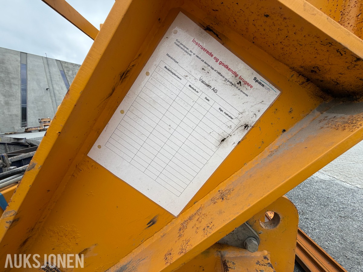 1997 Vacuum Lifting Company Vakuumløfter / 8 tonn løftekapasitet / Sertifisert