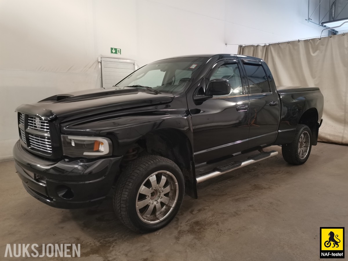 2004 Dodge RAM 5.9L 309HK CUMMINS 4WD HENGERFESTE KAMERA SKINN
