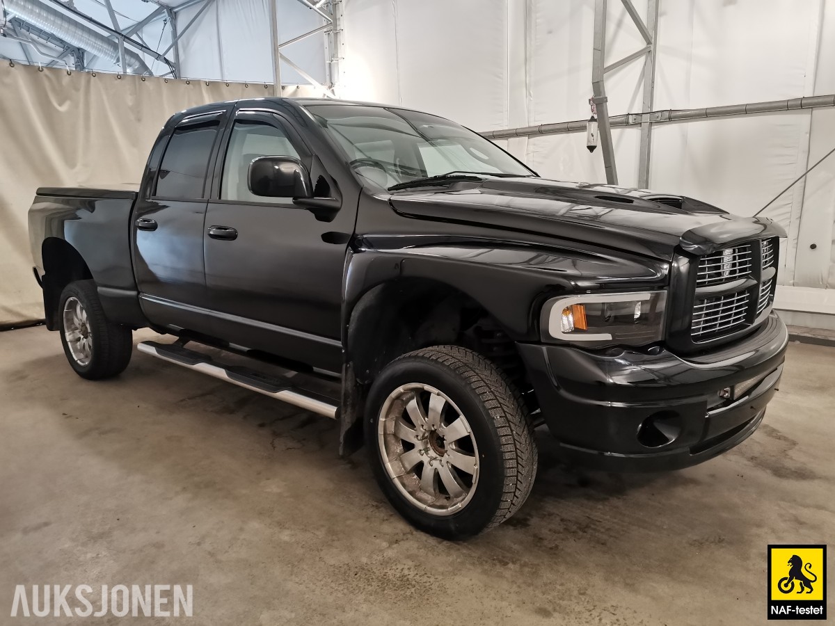 2004 Dodge RAM 5.9L 309HK CUMMINS 4WD HENGERFESTE KAMERA SKINN