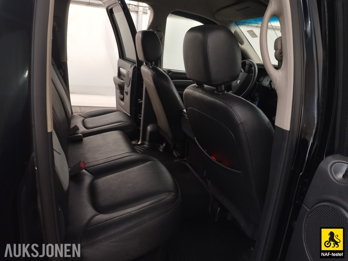 2004 Dodge RAM 5.9L 309HK CUMMINS 4WD HENGERFESTE KAMERA SKINN