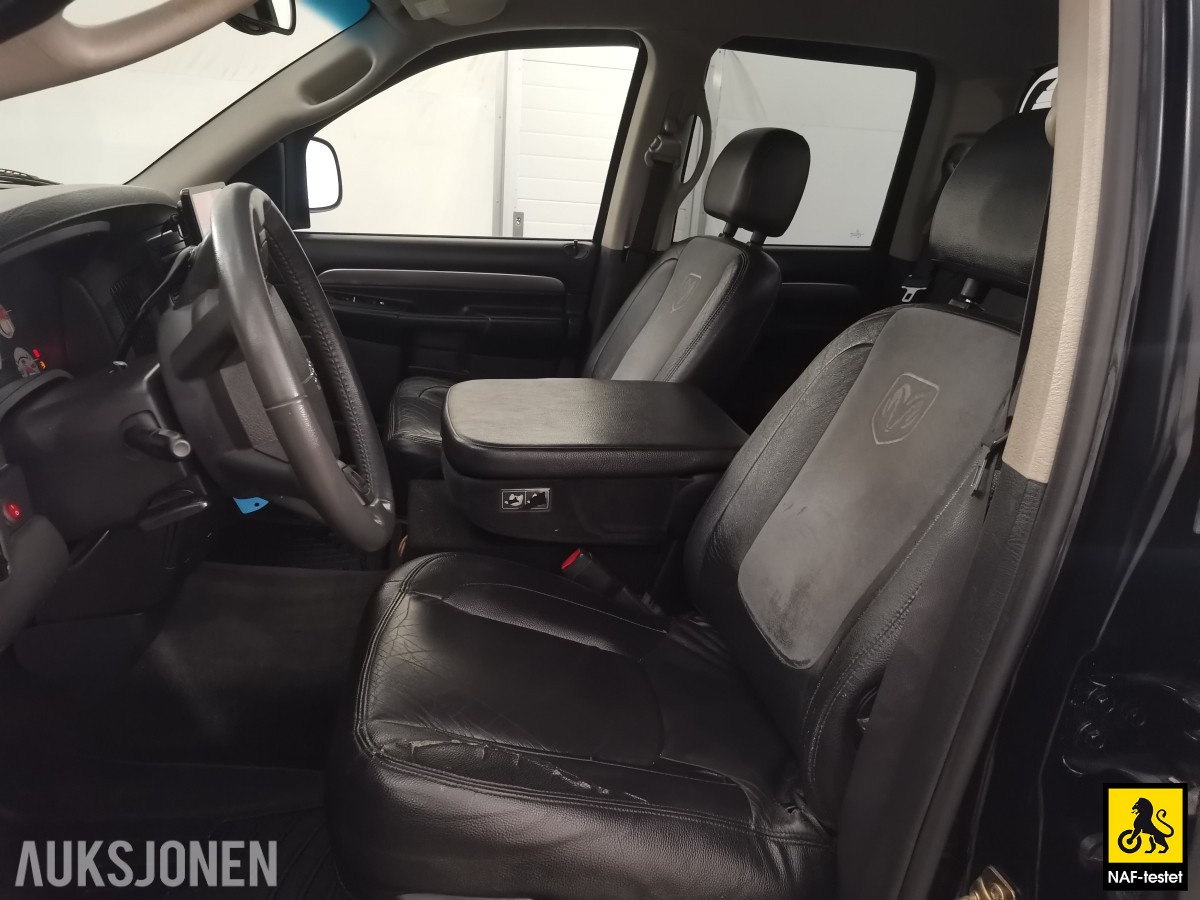 2004 Dodge RAM 5.9L 309HK CUMMINS 4WD HENGERFESTE KAMERA SKINN