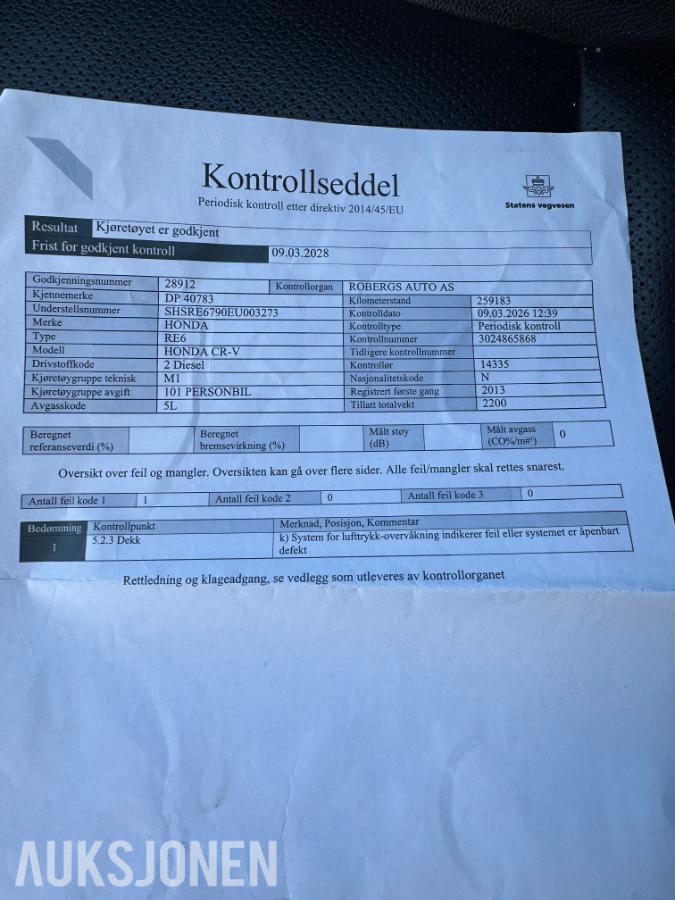 2014 Honda CR-V 2.2 150hk 4WD Webasto Ryggekamera Cruisecontroll