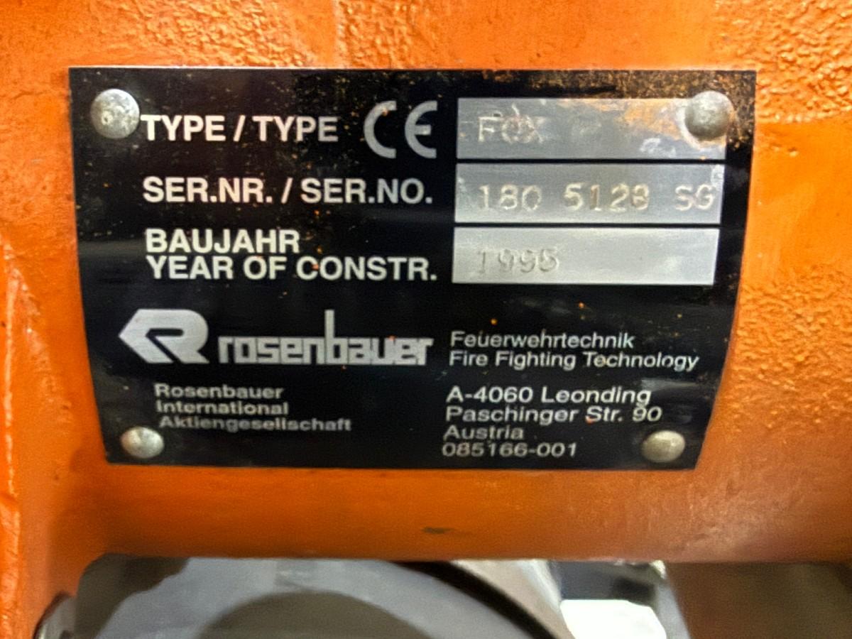Rosenbaur Fox vannpumpe med BMW motor