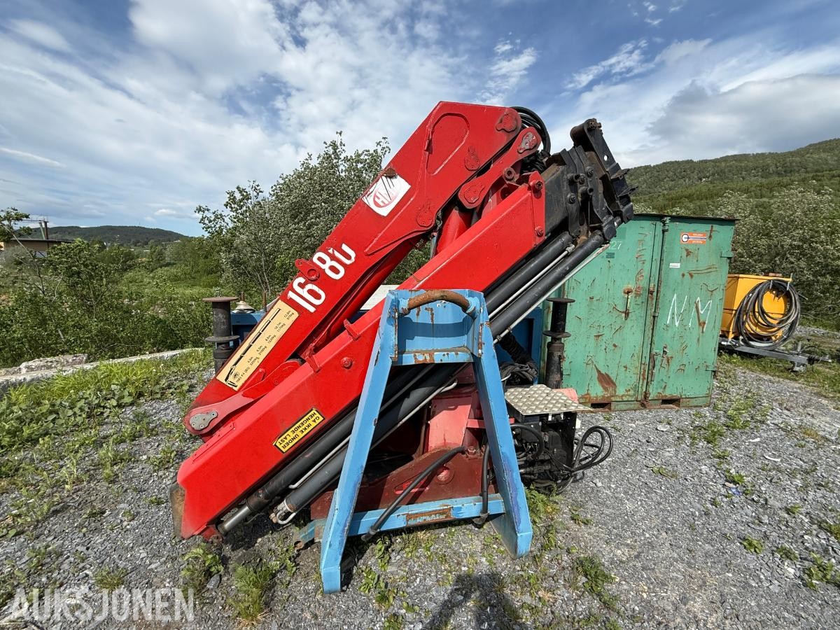 2004 GMM krokflak med HMF 1683 K4 Kran - Fjernstyring