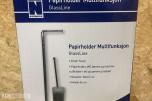 Stort lager med mange paller med baderomsutstyr og VVS-artikler