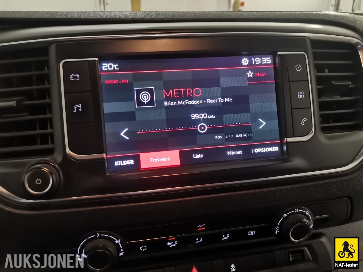 2018 Citroen JUMPY 2.0 HDI 122HK KAMERA CRUISE DELSKINN
