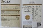 ET PAR: 0,62ct totalt. Naturlige Diamanter/GIA D/VVS1/Triple Excellent.