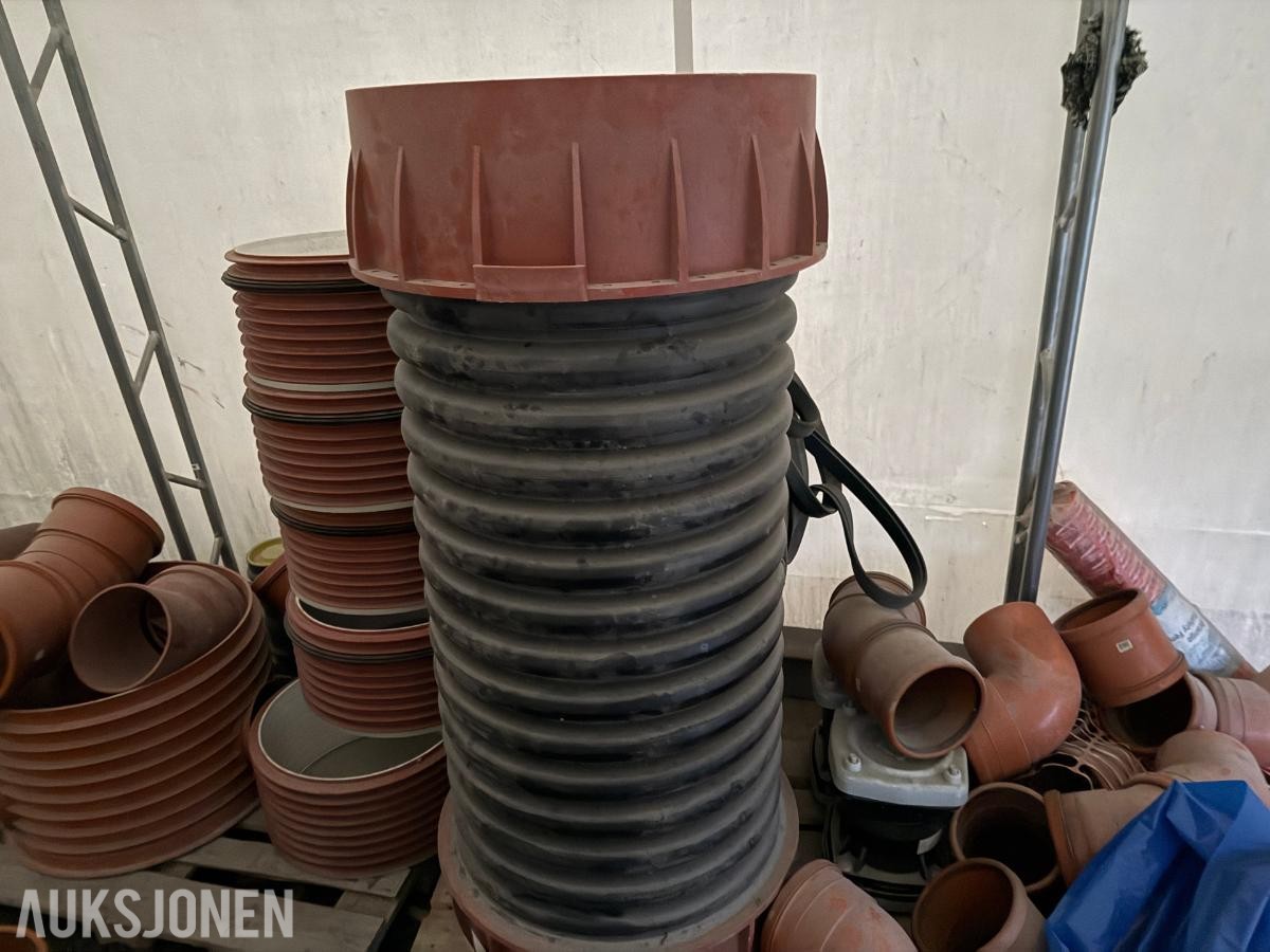 T-Rør-kan brukes liggende og stående 600mm Medfølger dvs lokk