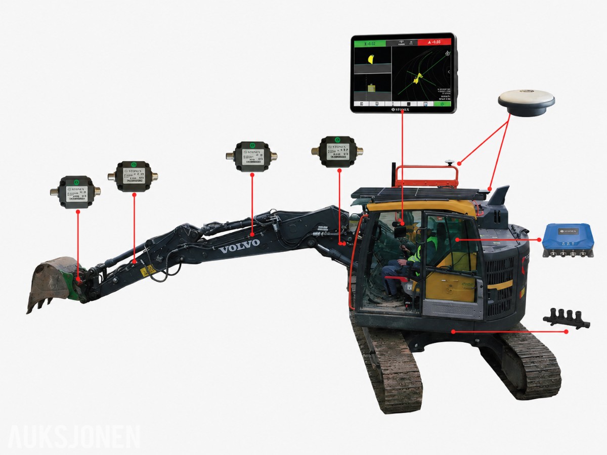 2026 Stonex STX-DIG 3D Pro - maskinstation, demo!