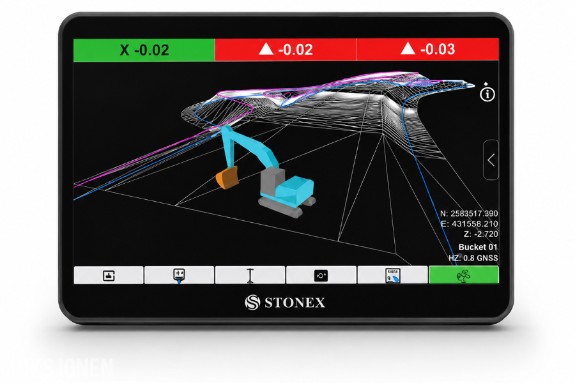 2026 Stonex STX-DIG 3D Pro - maskinstation, demo!