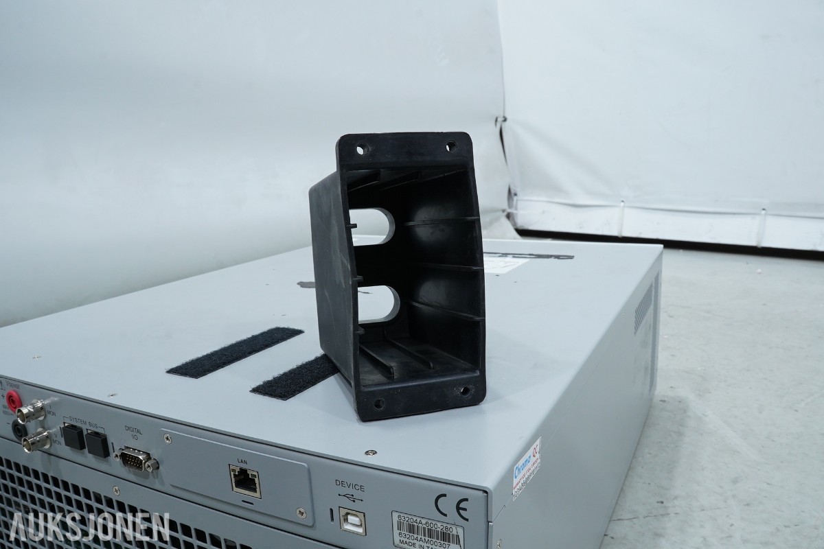 Chroma 63204A-600-280 DC elektronisk last – 600V / 280A / 4kW med tilbehør
