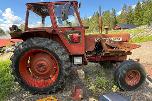 1974 Volvo BM650 traktor med frontlaster, lavt timeantall, repobjekt
