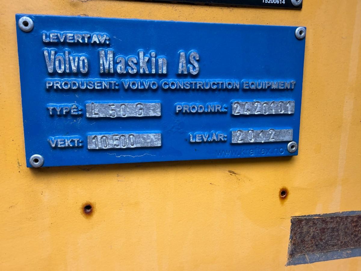 Volvo L50G Hjullaster - skuffe - 3. Funksjon - sentralsmøring - ekstra hjulsett 