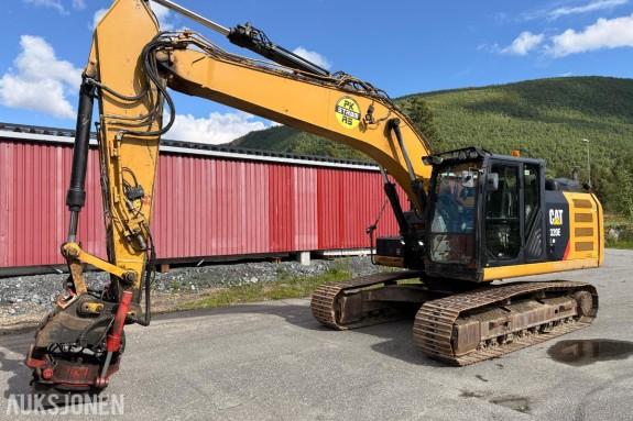 2014 Cat 320E L beltegraver 9.952t m/ Rototilt og Leica GPS