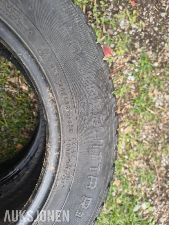 Vinterdekk - 195/65r15 nokian R3, 2 stk