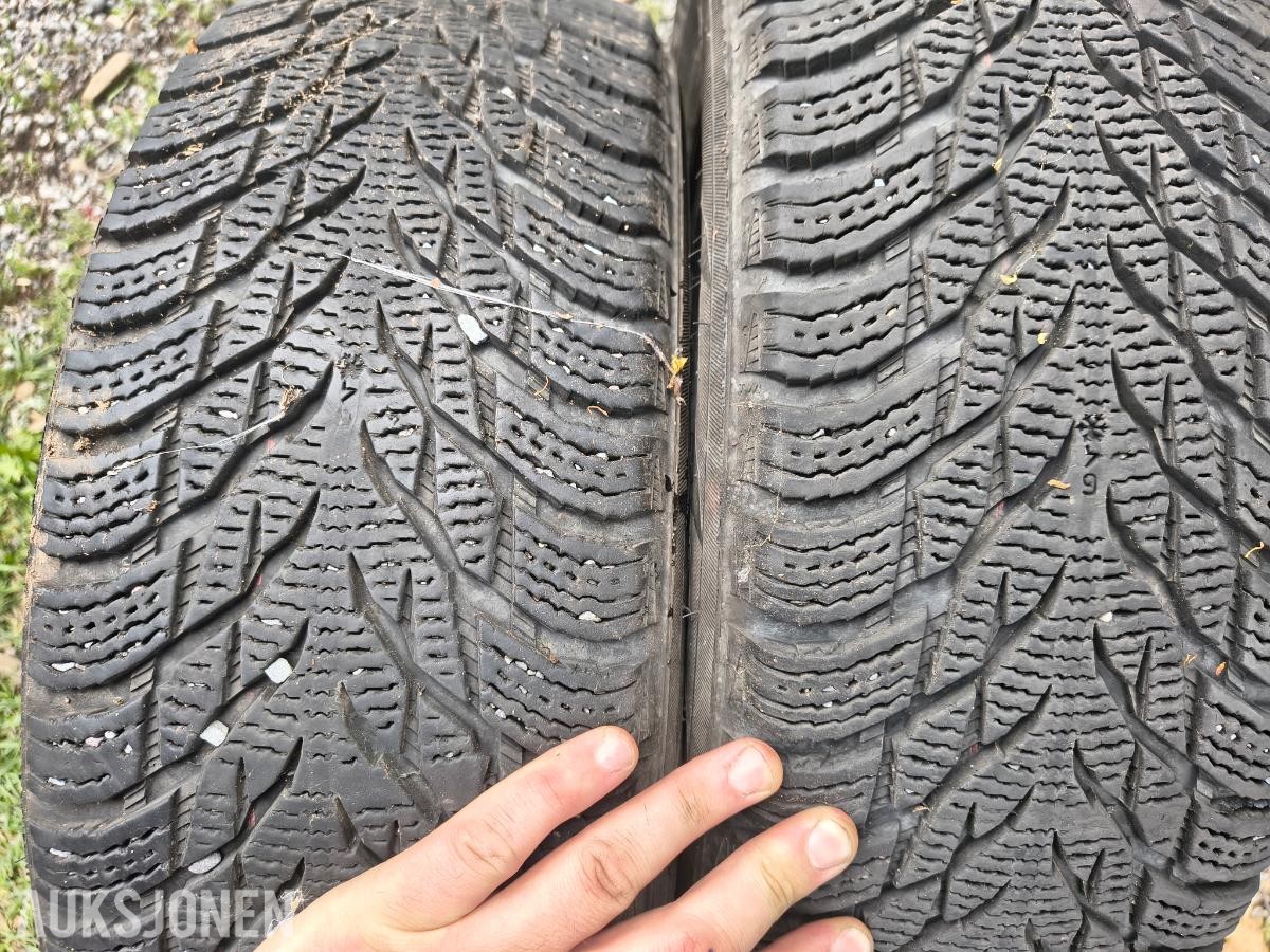 Vinterdekk - 195/65r15 nokian R3, 2 stk