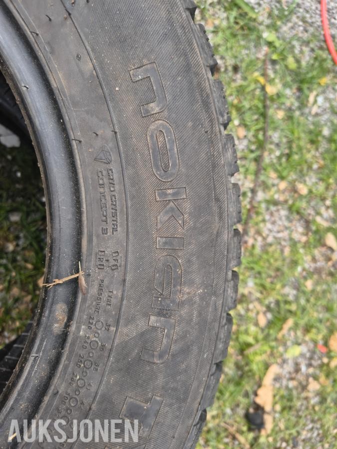 Vinterdekk - 195/65r15 nokian R3, 2 stk
