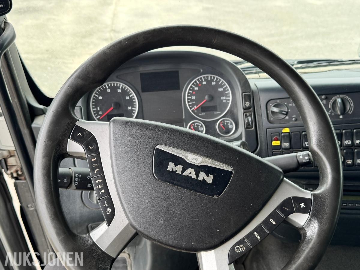 2014 MAN TGM 13.290 linjebil med kran og mannskapskurv