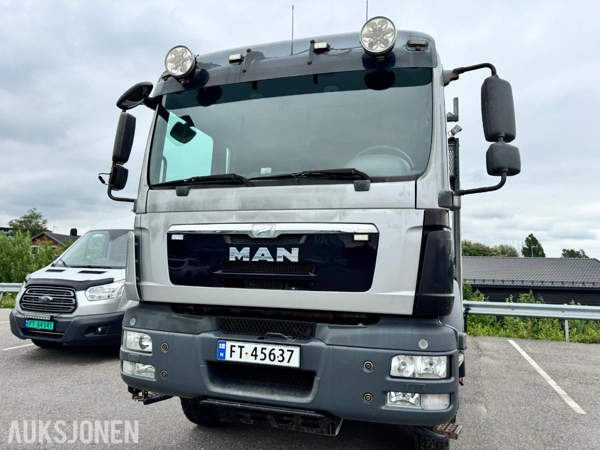 2014 MAN TGM 13.290 linjebil med kran og mannskapskurv
