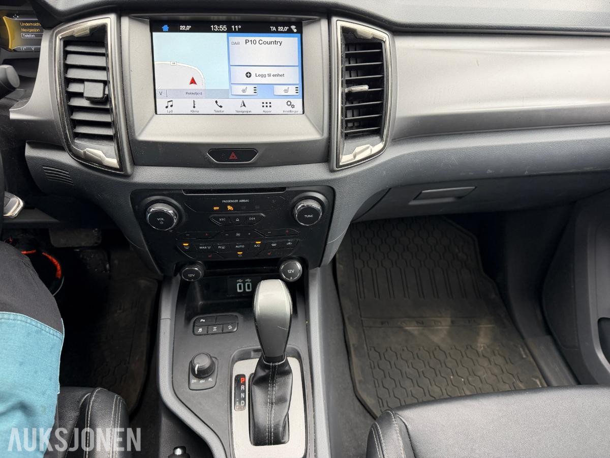 2018 FORD RANGER 4X4 AUTOMAT LIMITED HENGERFESTE NAVIGASJON SKINN CRUICE