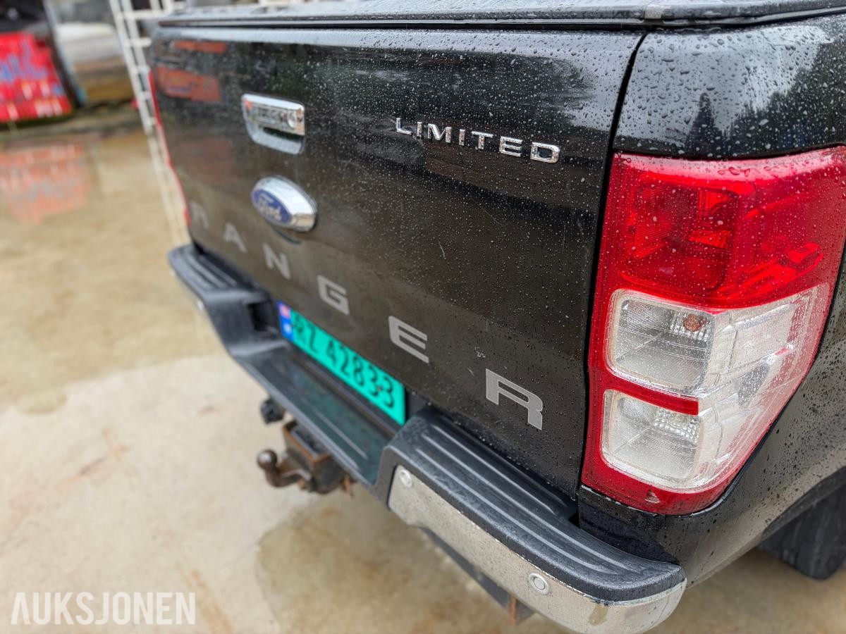 2018 FORD RANGER 4X4 AUTOMAT LIMITED HENGERFESTE NAVIGASJON SKINN CRUICE