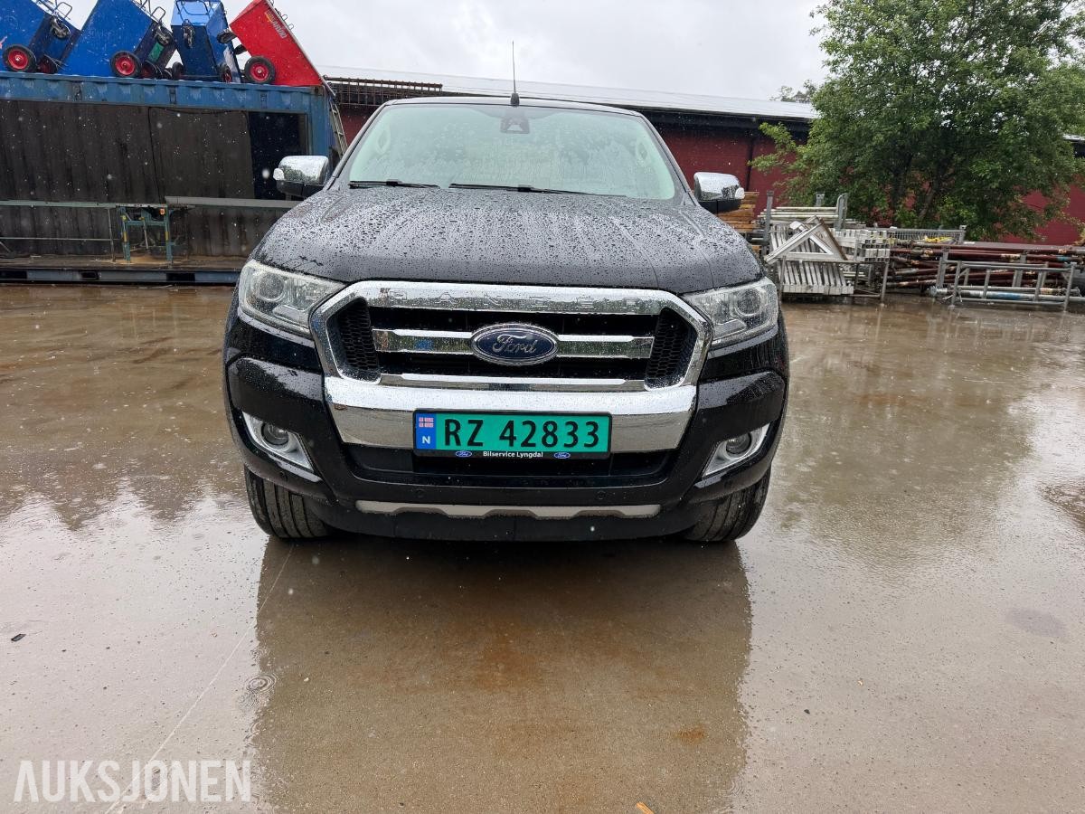 2018 FORD RANGER 4X4 AUTOMAT LIMITED HENGERFESTE NAVIGASJON SKINN CRUICE
