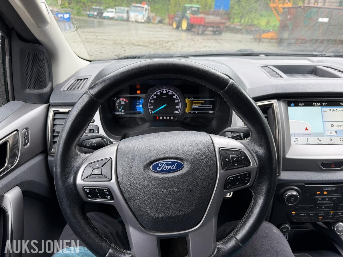 2018 FORD RANGER 4X4 AUTOMAT LIMITED HENGERFESTE NAVIGASJON SKINN CRUICE