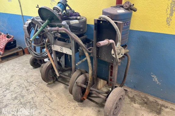 3 stk. Industri Malersprøyter – Graco King XL6500-220, Ecco trykktank og Graco sprøyteenhet - Repobjekt