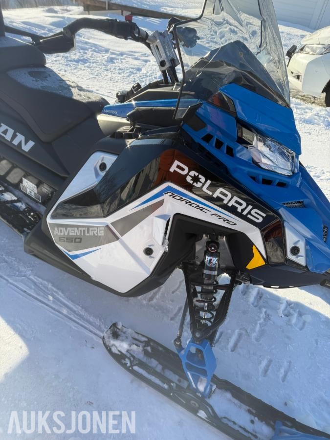 2025 Polaris 650 Titan Nordic Pro snøscooter med garanti