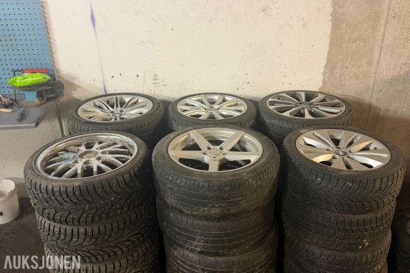 7 Sett  Dekk Og Felg: BMW,Volkswagen,Mercedes M, E-klass, T6