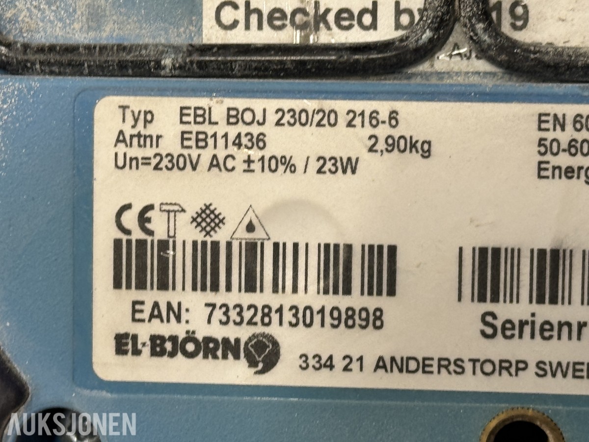 22 Stk Arbeidslys / Byggplasslys Ballonglys