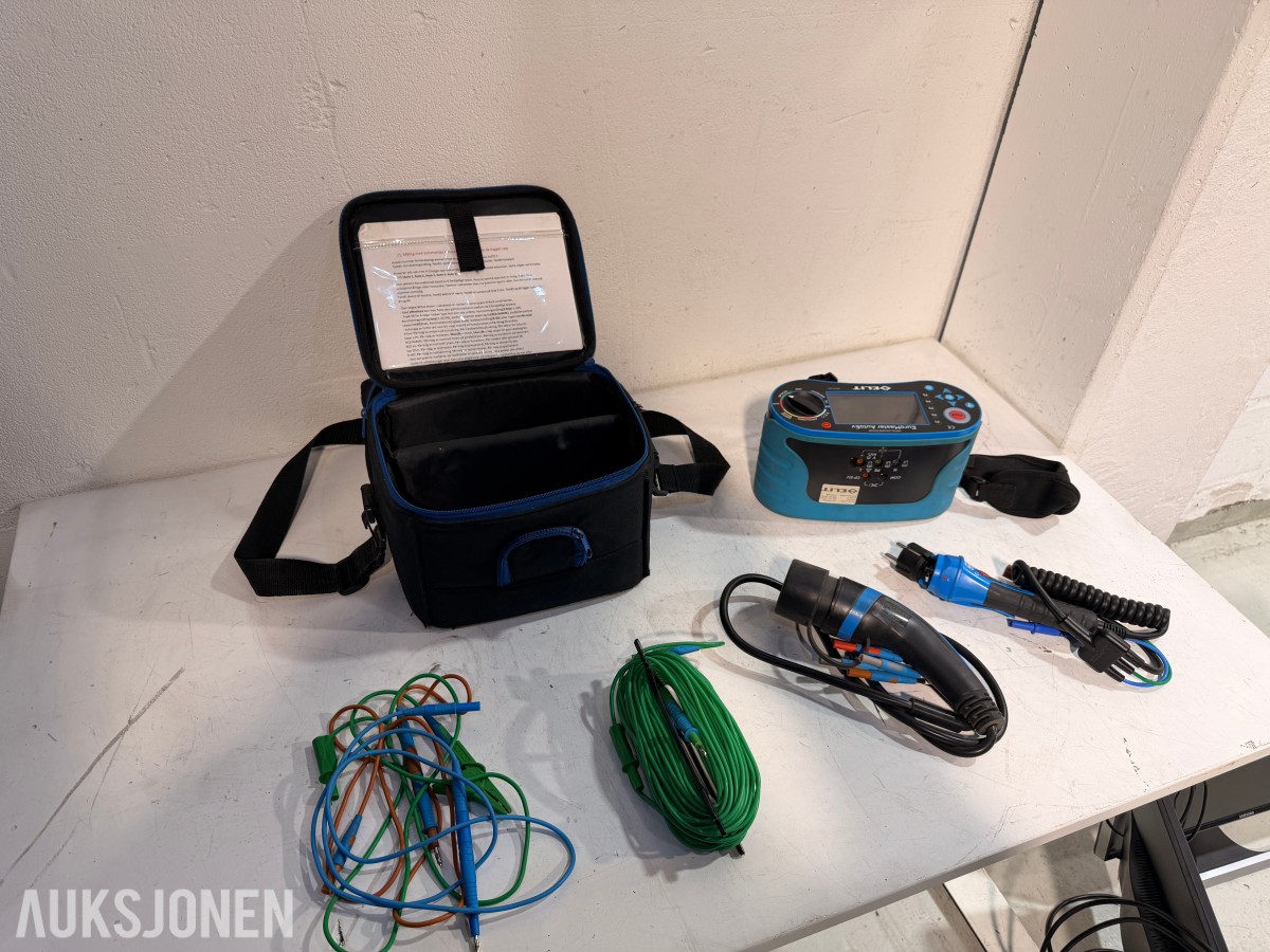 ELIT EuroMaster AutoEv installasjonstester med EV-pluggadapter og tilbehør