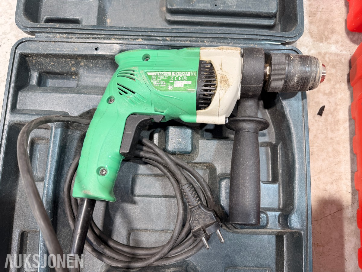 Elektrikerverktøy og utstyr – Haupa, Hilti, Hitachi, Berner, Fein, Stanley m.m.