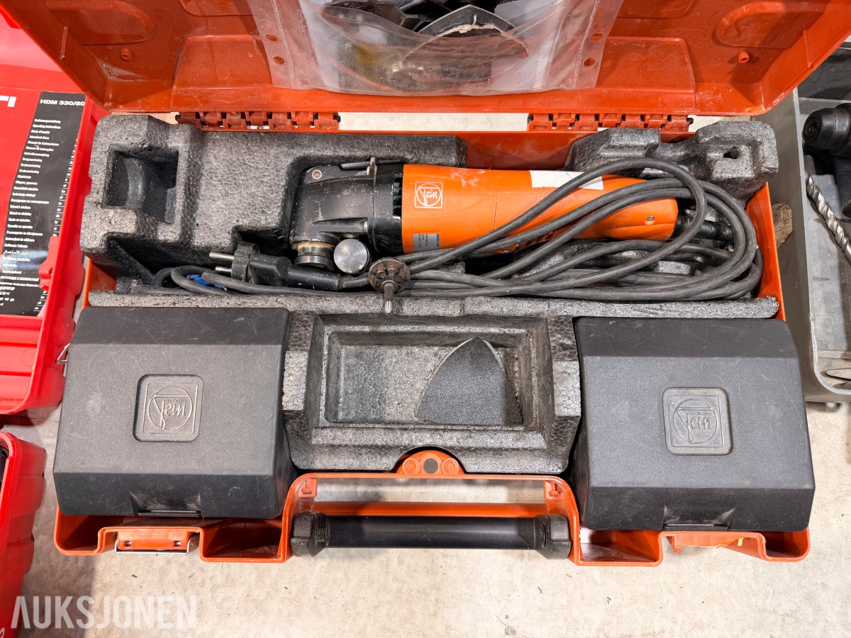 Elektrikerverktøy og utstyr – Haupa, Hilti, Hitachi, Berner, Fein, Stanley m.m.