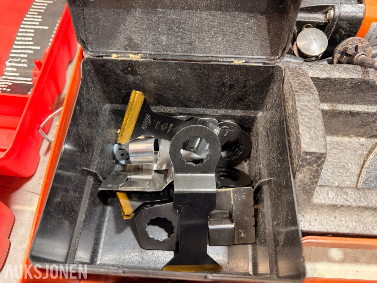 Elektrikerverktøy og utstyr – Haupa, Hilti, Hitachi, Berner, Fein, Stanley m.m.