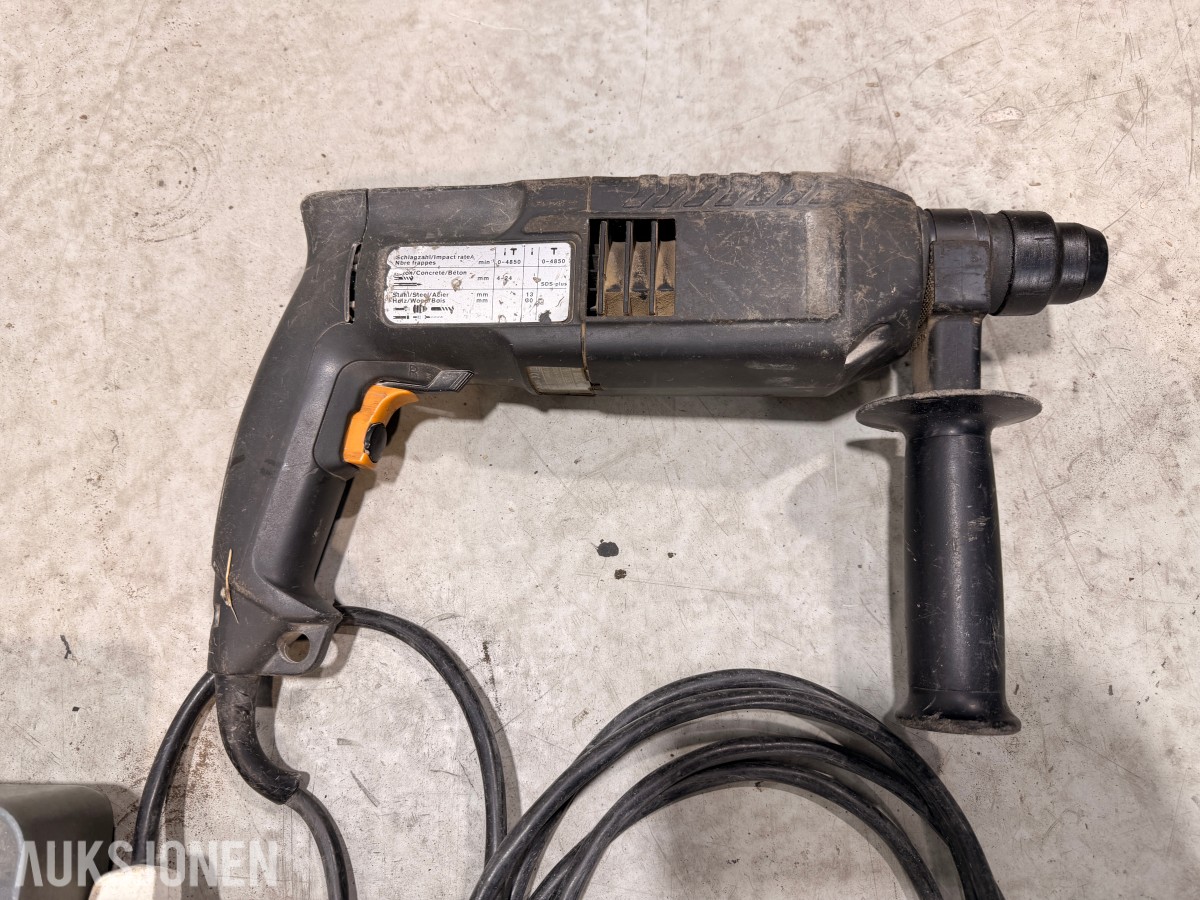 Elektrikerverktøy og utstyr – Haupa, Hilti, Hitachi, Berner, Fein, Stanley m.m.