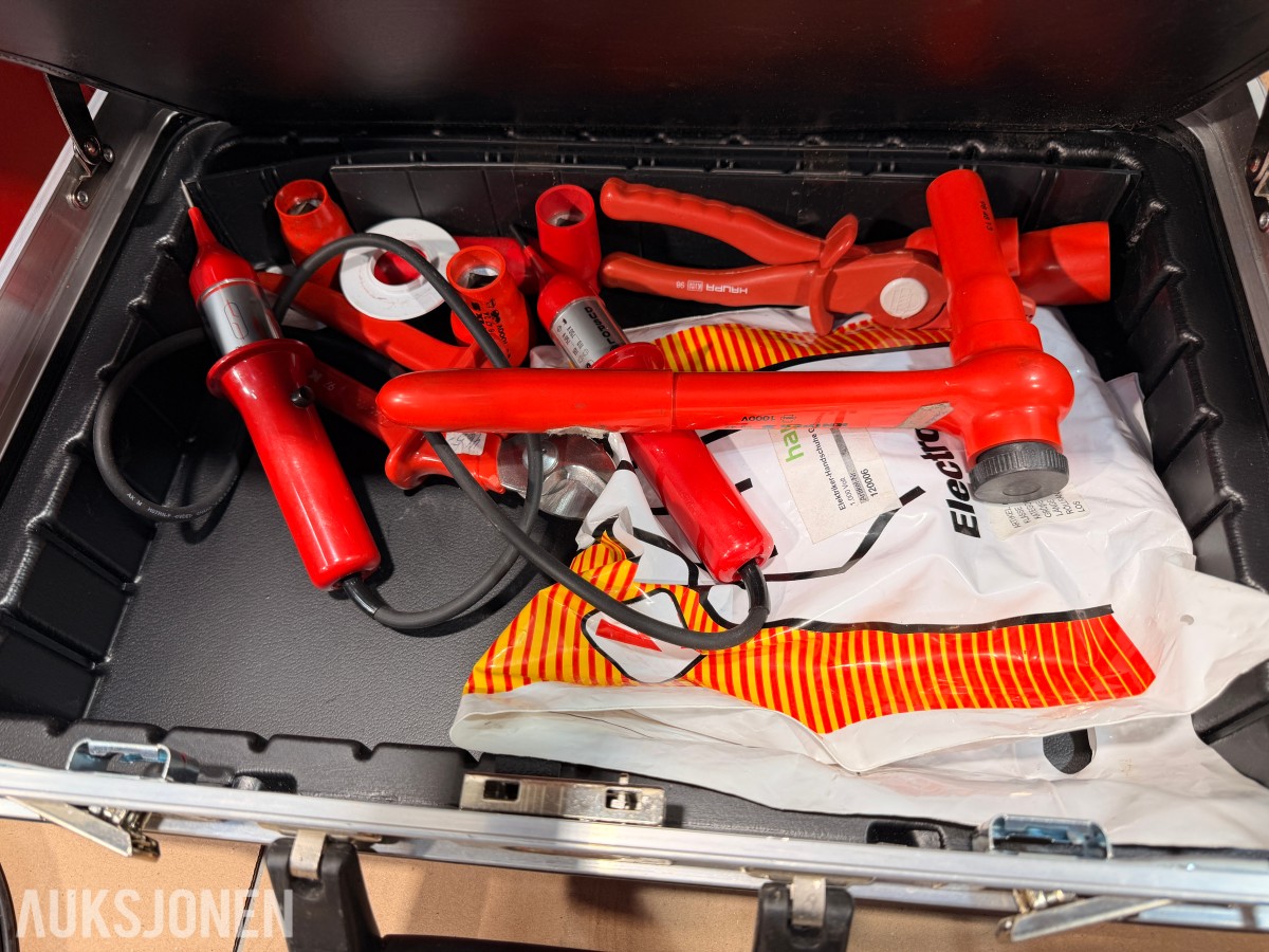 Elektrikerverktøy og utstyr – Haupa, Hilti, Hitachi, Berner, Fein, Stanley m.m.