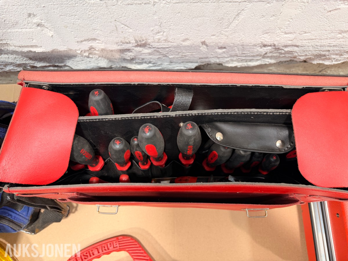 Elektrikerverktøy og utstyr – Haupa, Hilti, Hitachi, Berner, Fein, Stanley m.m.
