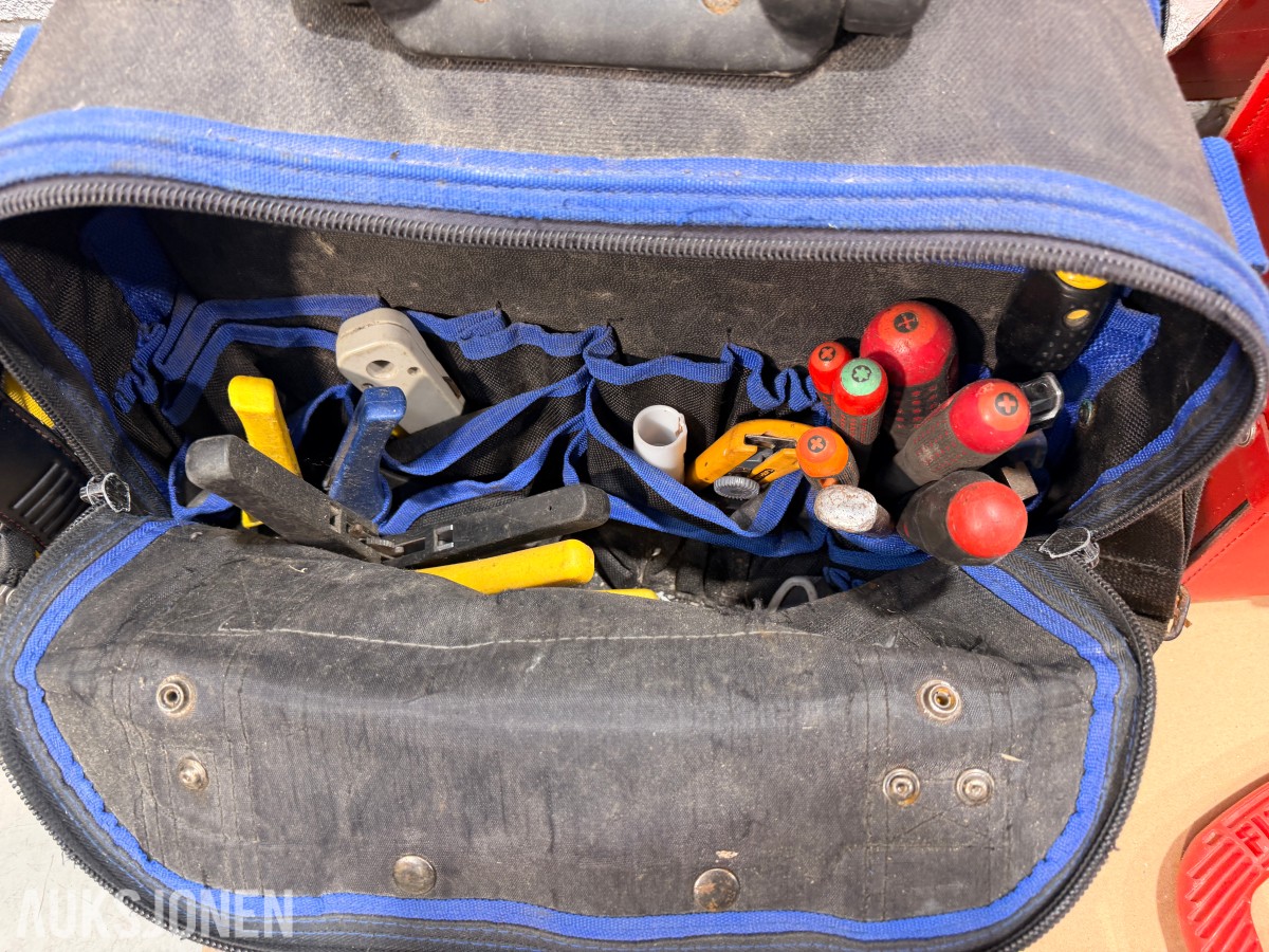 Elektrikerverktøy og utstyr – Haupa, Hilti, Hitachi, Berner, Fein, Stanley m.m.
