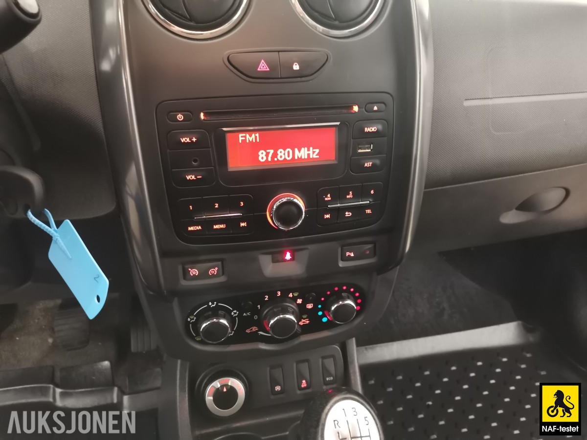 2016 Dacia DUSTER 1.5 D 109HK 4WD HENGERFESTE CRUISE PARKERINGSSENSORER