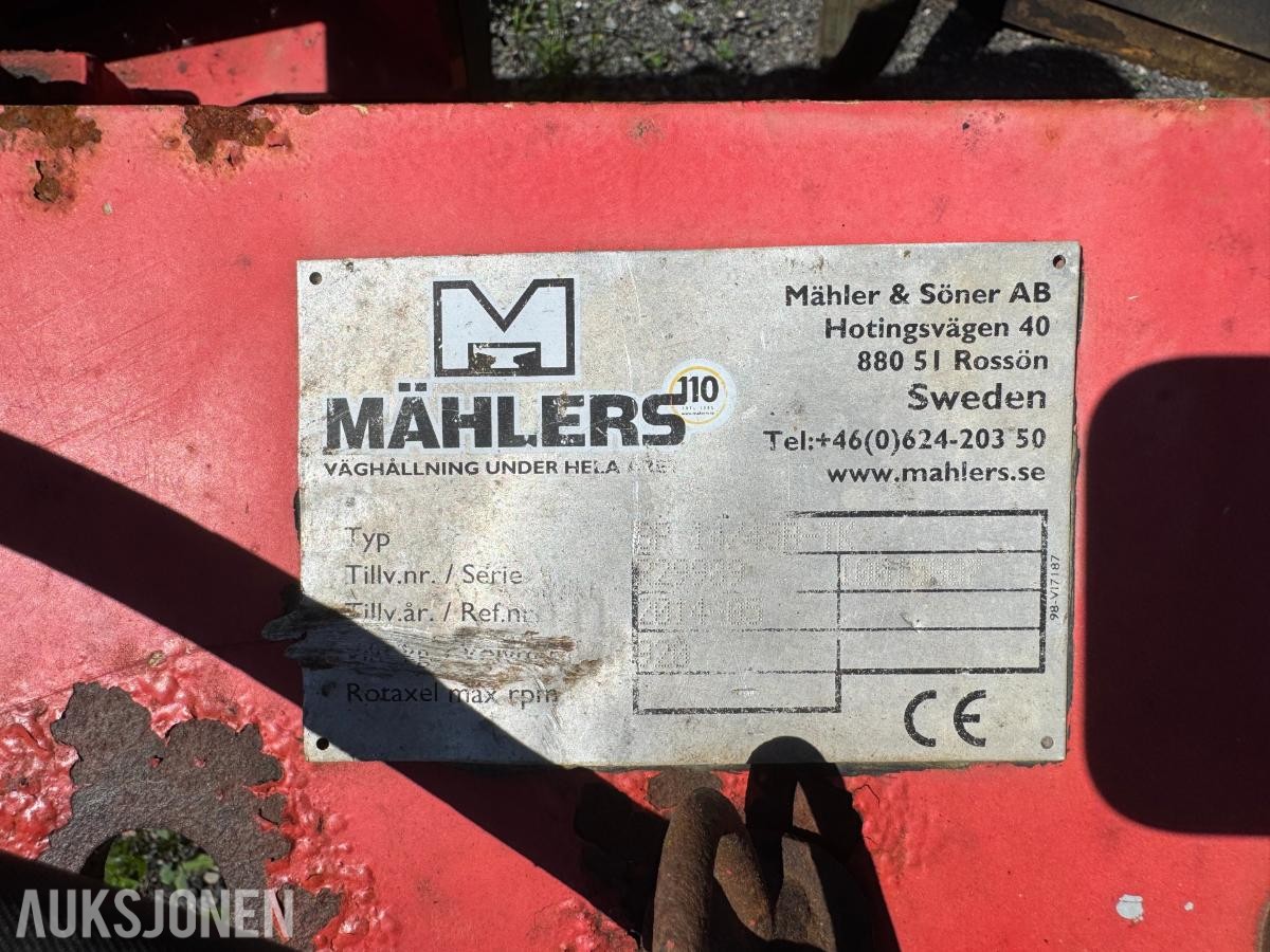 2014 Mählers SP 14/45B m/ PLG-1 parallellogram