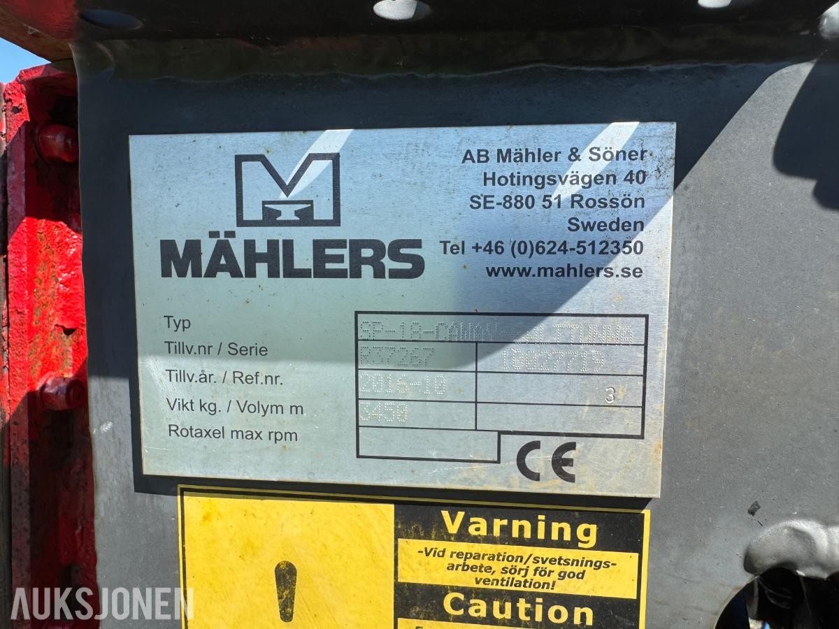 2016 Mählers SP-18 Caway til krokramme / saltspreder
