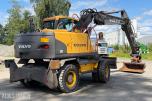 2008 Volvo EW160C med tiltrotator og skuffe