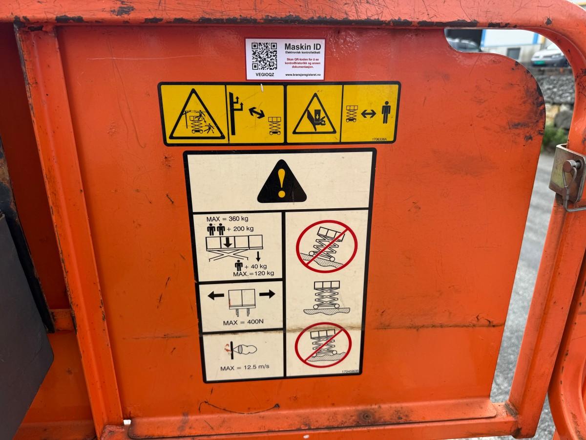 2007 JLG M4069 Sakslift 4x4 – Batteri/Hybrid