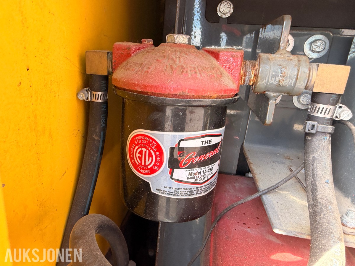 2011 Wacker Neuson HSH350 hydronisk overflatevarmer / teletiner på tilhenger