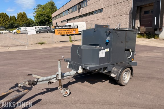 2011 Wacker Neuson HSH350 hydronisk overflatevarmer / teletiner på tilhenger
